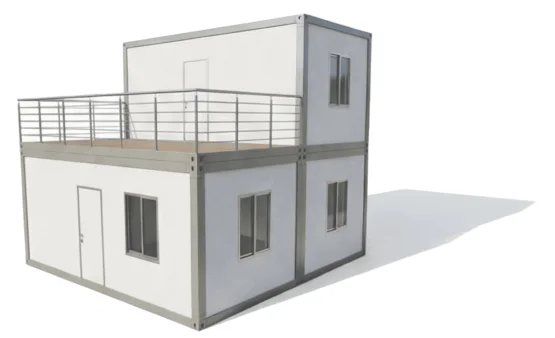 Configuration 2+1 modules sur 2 niveaux