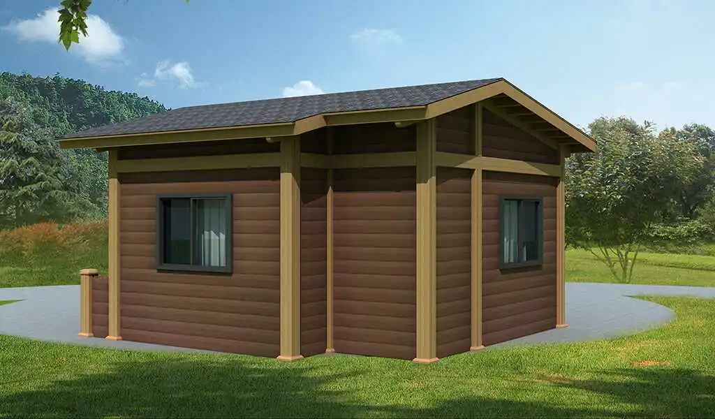 BUNGALOW ÉCO-JARDIN – Vue arrière