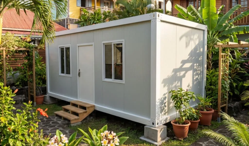 Maison container en kit renforcée 6×3m