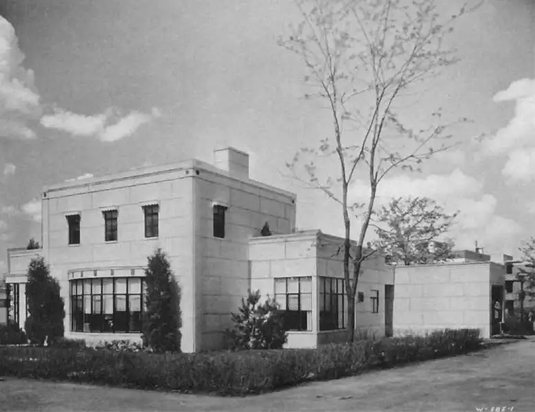 Stran-Steel House, maison à ossature métallique Maison à ossature métallique de 1933 (Stran-Steel House)